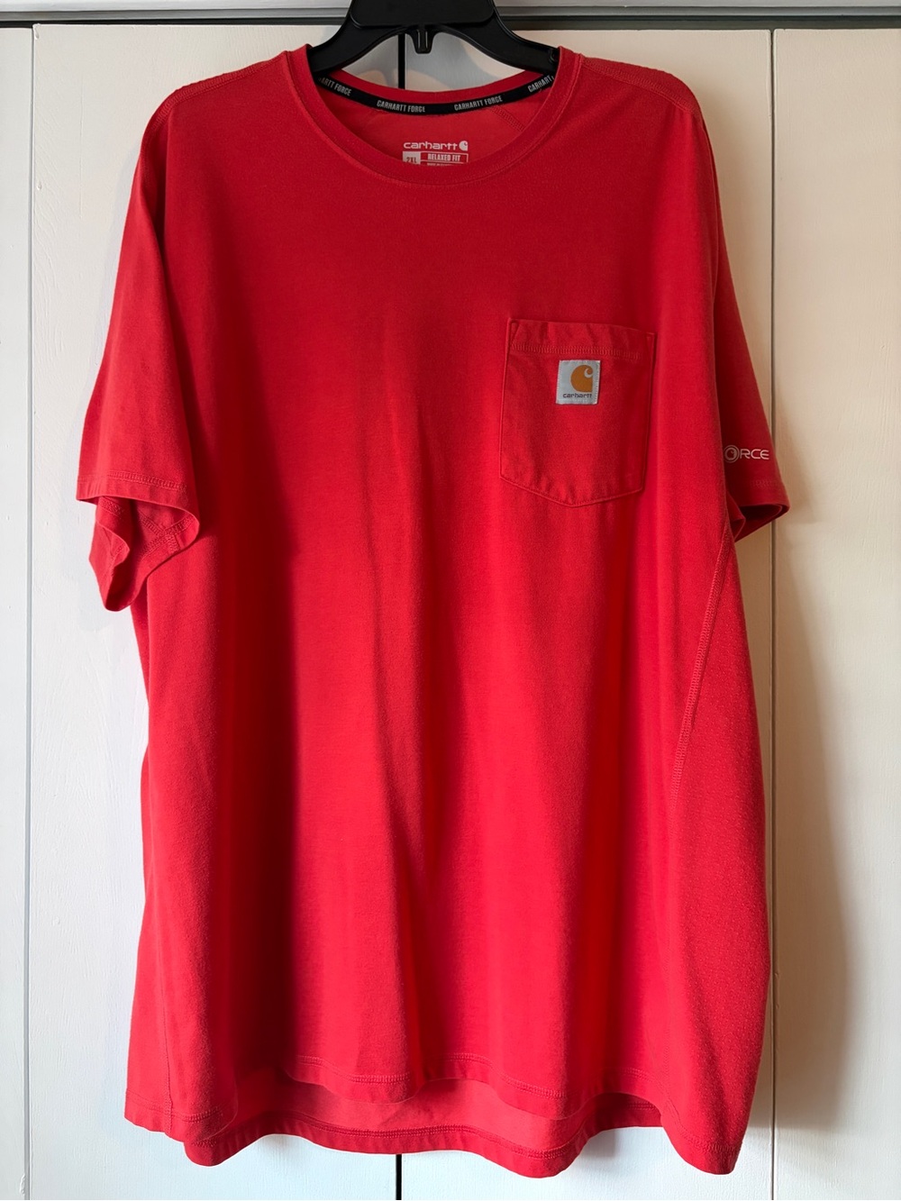 Carhartt Force red t-shirt size xxl